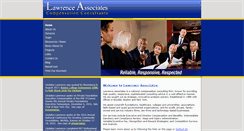 Desktop Screenshot of lawrenceassociates.com